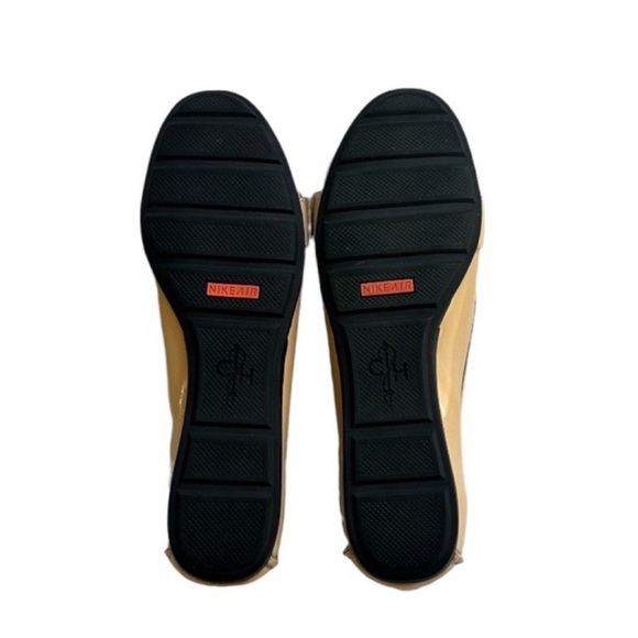 Cole Haan Nike Air Light Tan Patent Leather Tali Lock Moccasins Size 8 - Picture 10 of 11